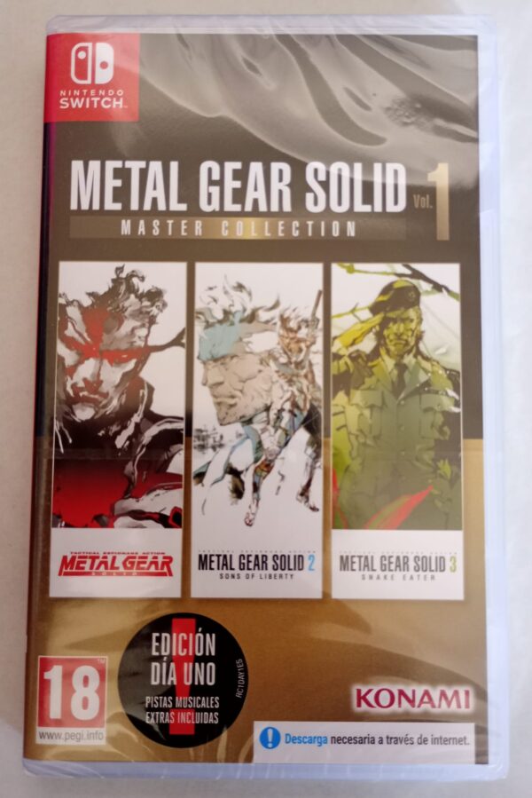 Metal Gear Solid Master Collection Vol.1 Switch Frontal