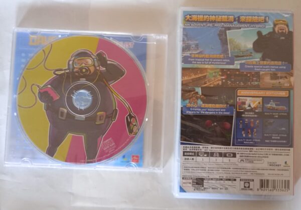 Dave The Diver Asia parte trasera