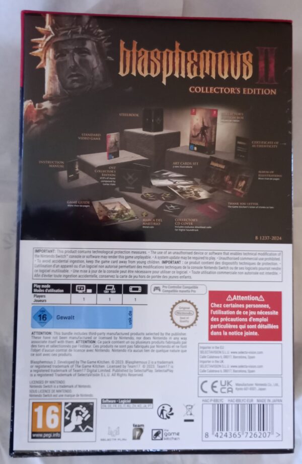 Blasphemous II Collector Switch trasera