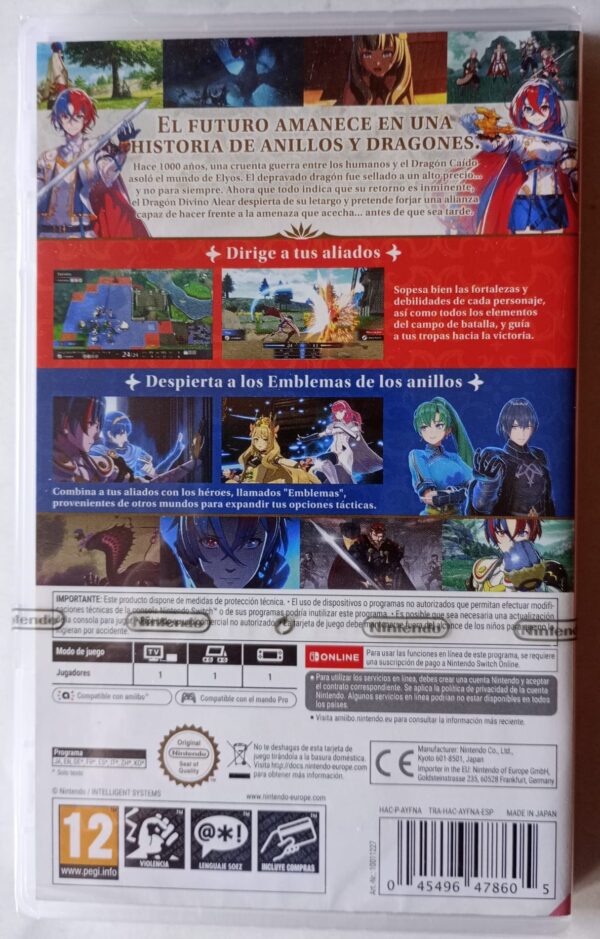 Fire Emblem Engage trasera