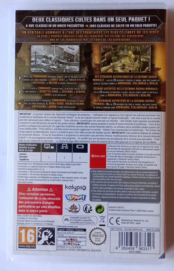 Commandos 2 & 3 HD Double Pack trasera