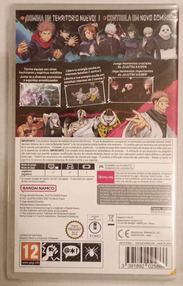 Jujutsu Kaisen Cursed Clash trasera