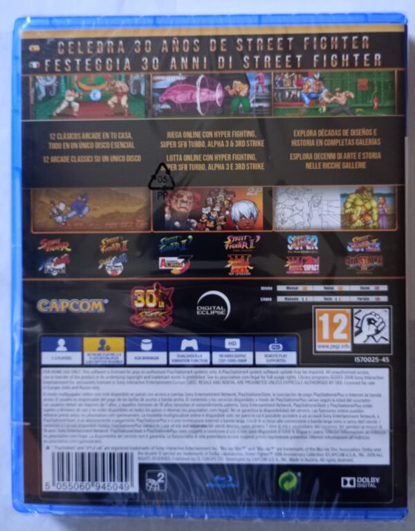Street Fighter 30th Anniversary Collection trasera