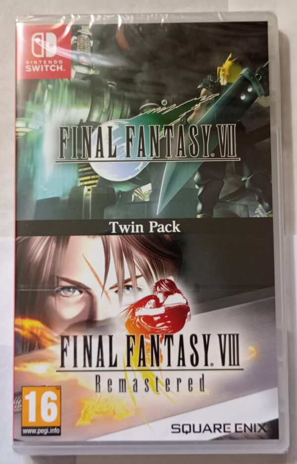 Final Fantasy VII + VIII Remastered Twin Pack frontal